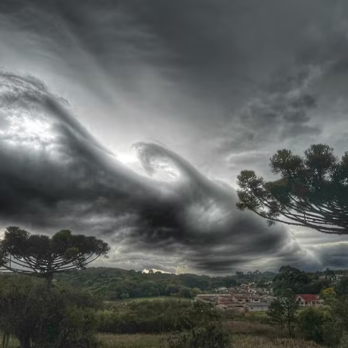 Paraná em alerta: Tempestades e ventos de até 100 km/h ameaçam o estado até quarta-feira