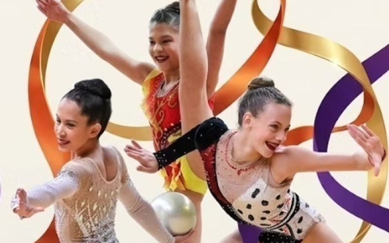 Meninas de Curitiba ganham oportunidade de praticar ginástica rítmica de graça com a abertura de 50 vagas